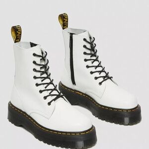 Dr. Martens Jadon Leather Boots White